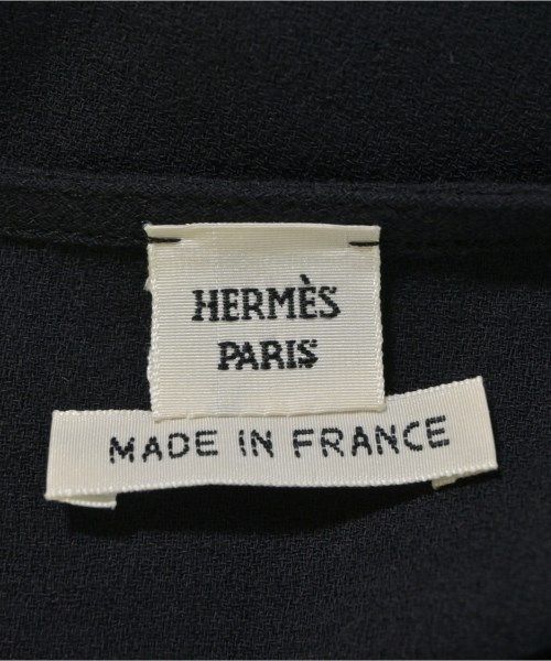 Hermes Blouse Cotton Blue Navy
