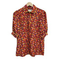 Celine Short Sleeve Top 38 M Red Yellow Multi X Multi