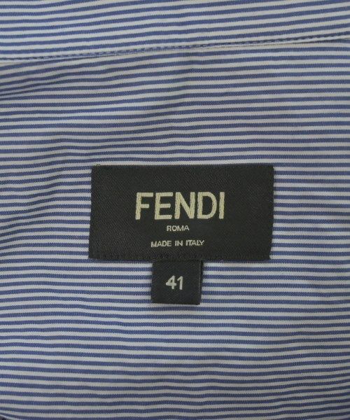 Fendi Casual Shirt Cotton White Blue