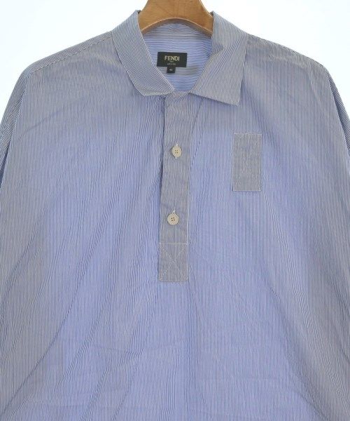 Fendi Casual Shirt Cotton White Blue