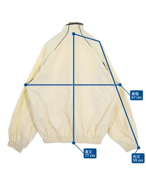 Balenciaga Jacket Nylon Ivory Navy Black