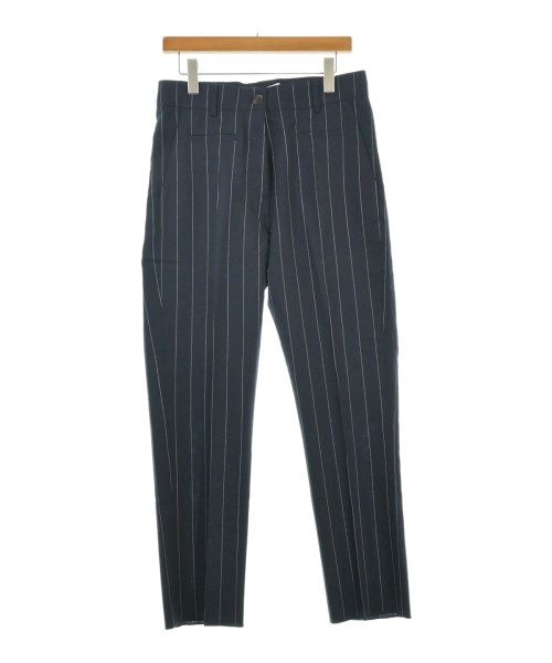 Loewe Trousers Pants Wool White Navy