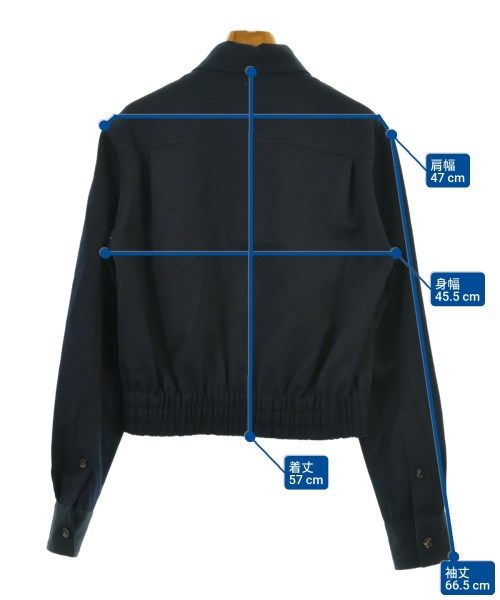 Bottega Veneta Jacket Wool Blue Navy