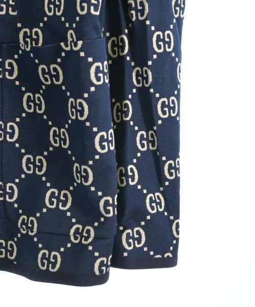 Gucci Tailored Jacket Cotton Wool Navy Off-white