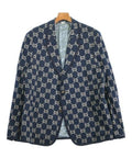 Gucci Tailored Jacket Cotton Wool Navy Off-white