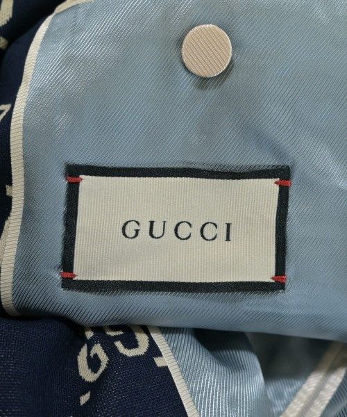 Gucci Tailored Jacket Cotton Wool Navy Off-white