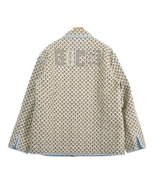 Gucci Casual Jacket Beige Red Green