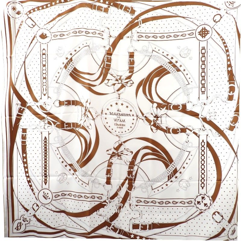 Hermes Carre Double Face 140 Morning Walk Bandana