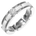 Chanel Ultra Small Gold Diamond Ceramic Ring