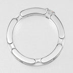 Chanel Ultra Small Gold Diamond Ceramic Ring