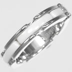 Chanel Ultra Small Gold Diamond Ceramic Ring