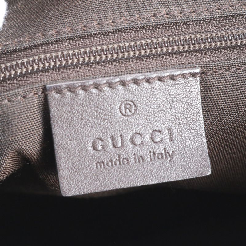 Gucci GG Supreme Leather Shoulder Bag Crossbody Messenger Brown
