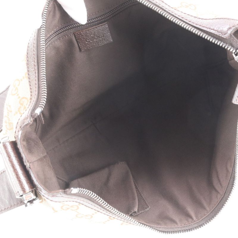 Gucci GG Canvas Leather Shoulder Bag