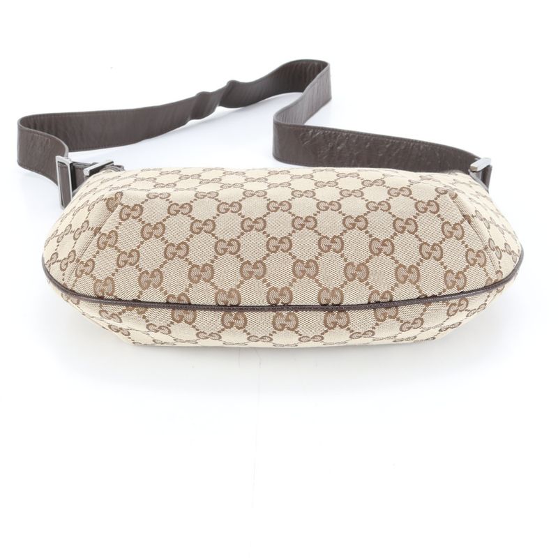 Gucci GG Canvas Leather Shoulder Bag