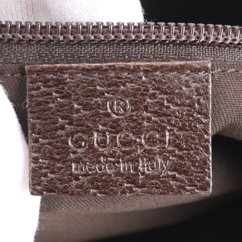 Gucci GG Canvas Leather Shoulder Bag