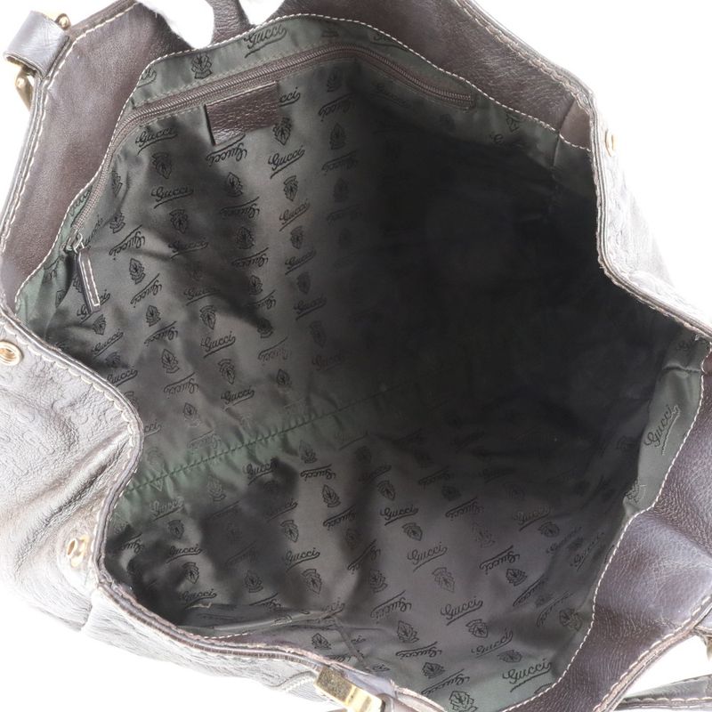 Guccissima Leather Tote Shoulder Hand Brown
