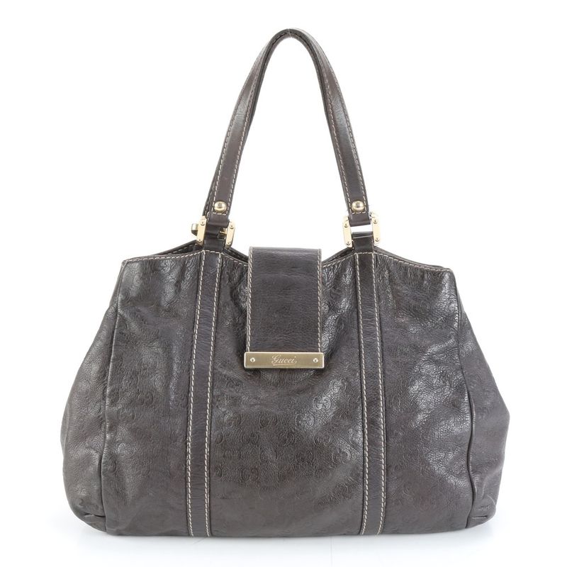 Guccissima Leather Tote Shoulder Hand Brown