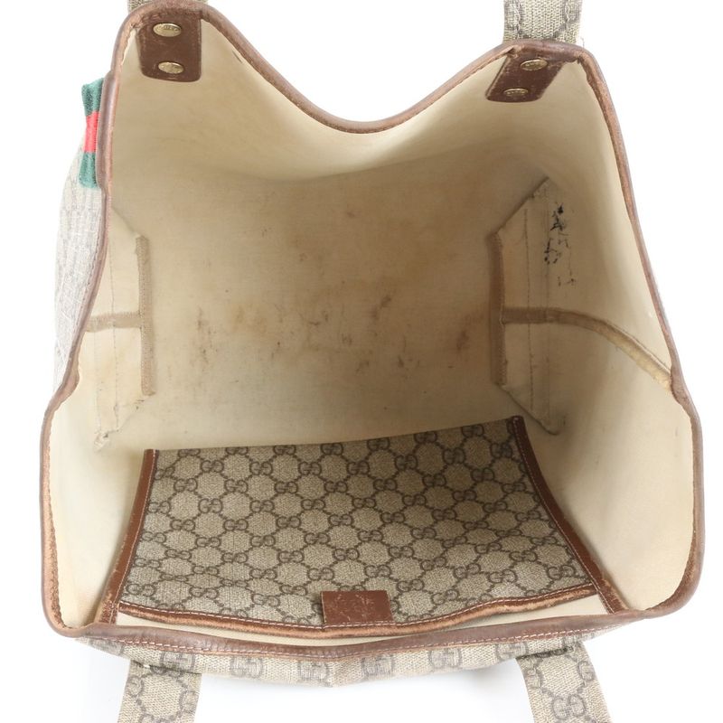 Gucci GG Supreme Leather Tote Shoulder Business