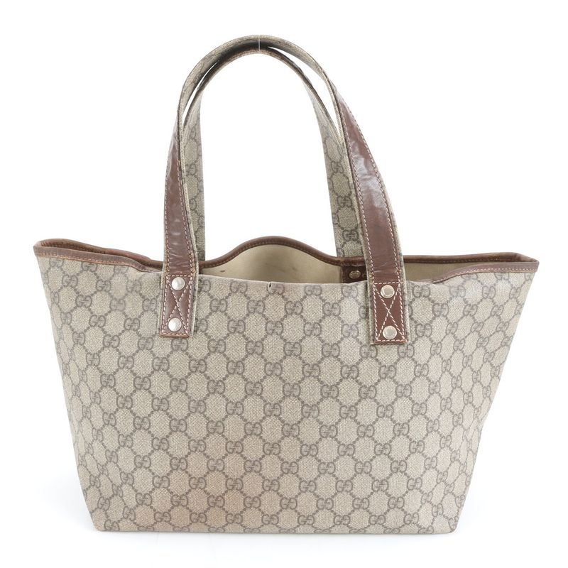 Gucci GG Supreme Leather Tote Shoulder Business