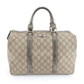 Gucci GG Supreme Leather Tote Mini Boston Shoulder Hand Gold