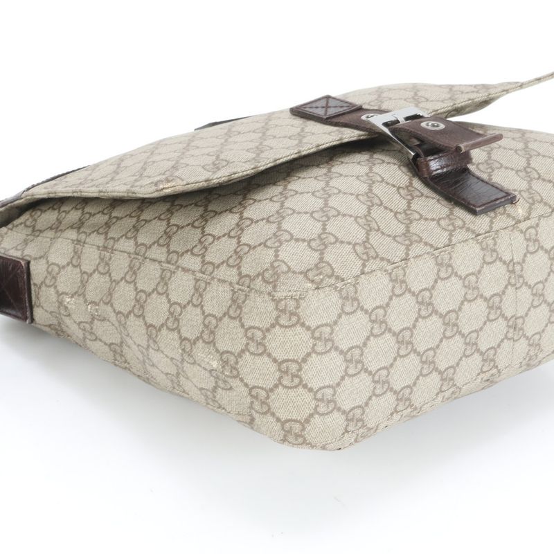 Gucci GG Supreme Leather Shoulder Bag