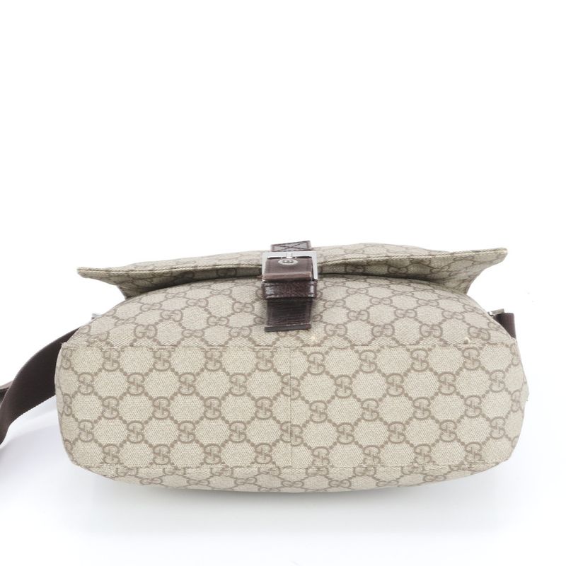Gucci GG Supreme Leather Shoulder Bag