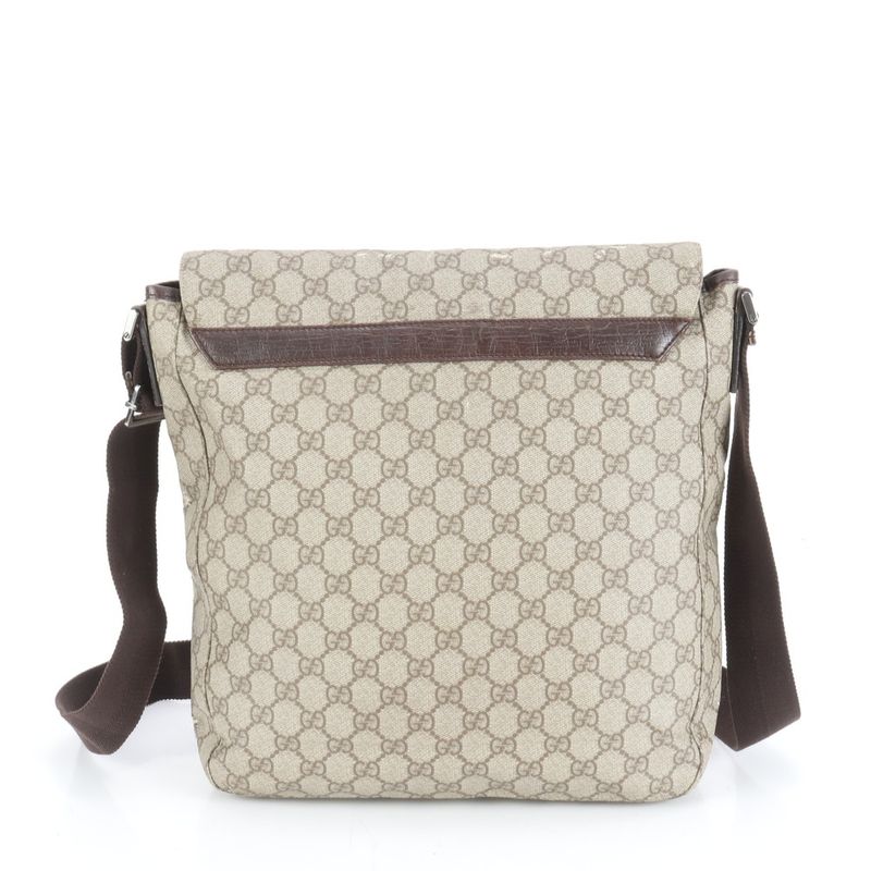 Gucci GG Supreme Leather Shoulder Bag