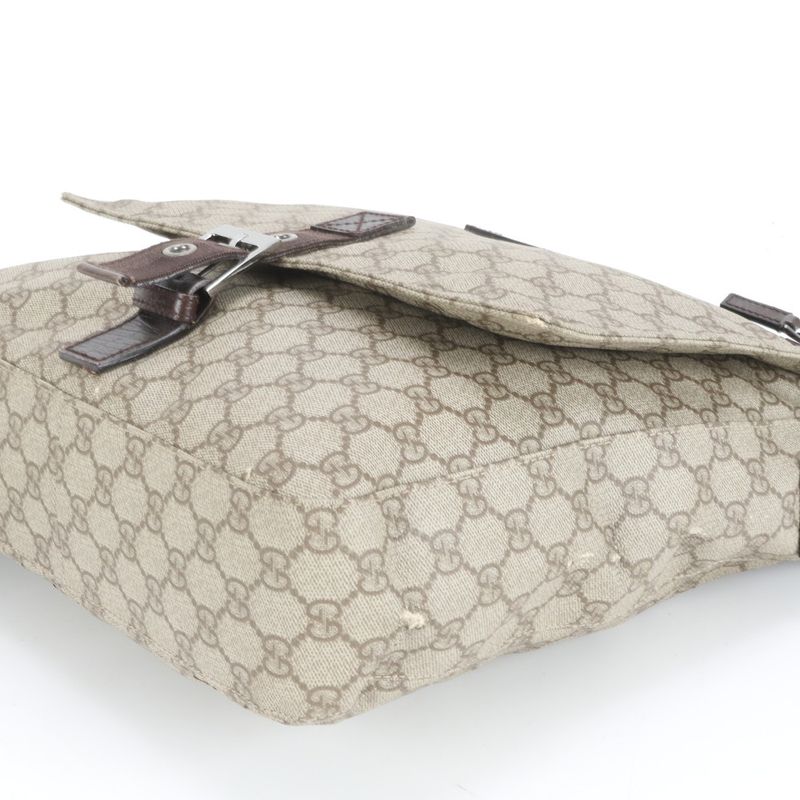 Gucci GG Supreme Leather Shoulder Bag