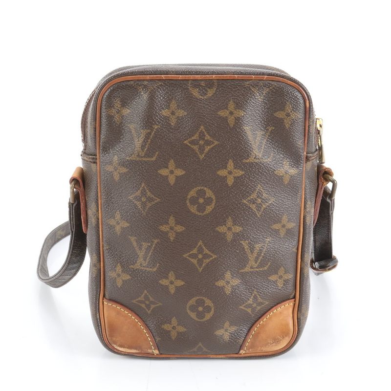 Louis Vuitton Monogram Amazon Leather Shoulder Bag Crossbody Eem