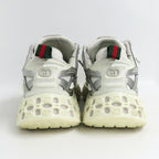 Gucci T Cube Sneakers Demetra Mesh 7.5 Gray White Low