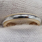 Tiffany & Co Ring Together Milgrain Silver Pink