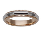 Tiffany & Co Ring Together Milgrain Silver Pink