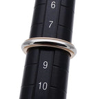 Tiffany & Co Ring Together Milgrain Silver Pink