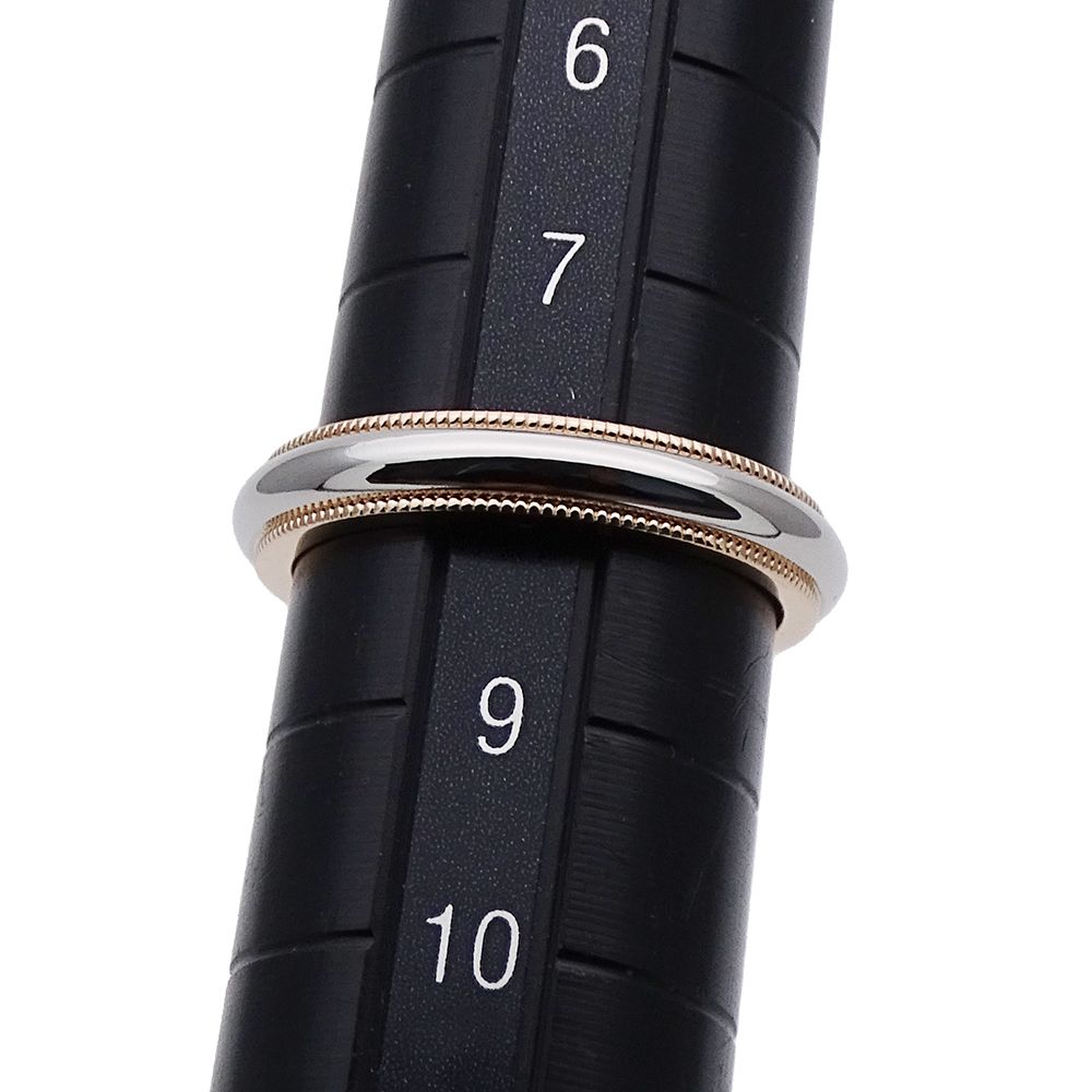 Tiffany & Co Ring Together Milgrain Silver Pink