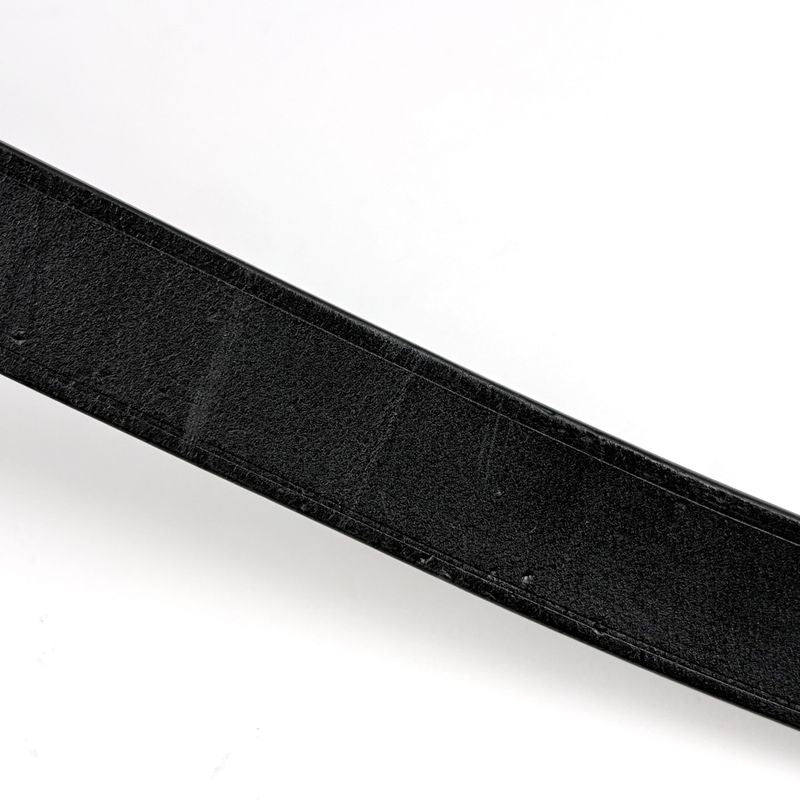 Balenciaga Logo Slim Belt BB Thin Leather Black