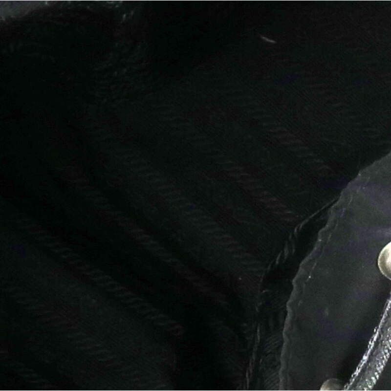 Prada Triangle Logo Nylon Backpack