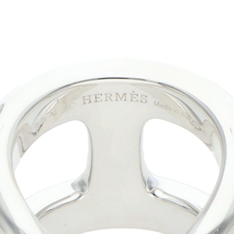 Hermes Osmose GM Silver Ring 49