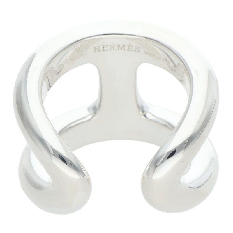 Hermes Osmose GM Silver Ring 49
