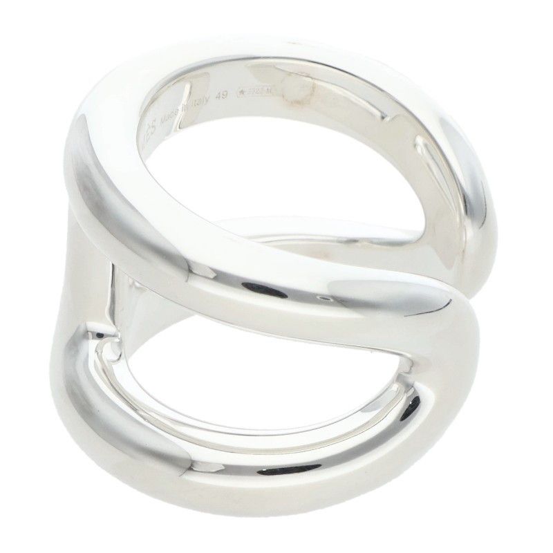 Hermes Osmose GM Silver Ring 49