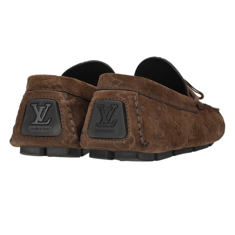 Louis Vuitton LV Driver Moccasins Monogram Loafers 8