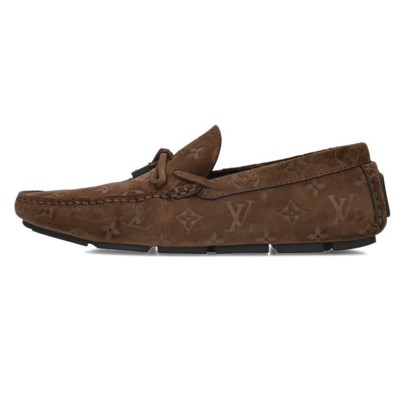 Louis Vuitton LV Driver Moccasins Monogram Loafers 8