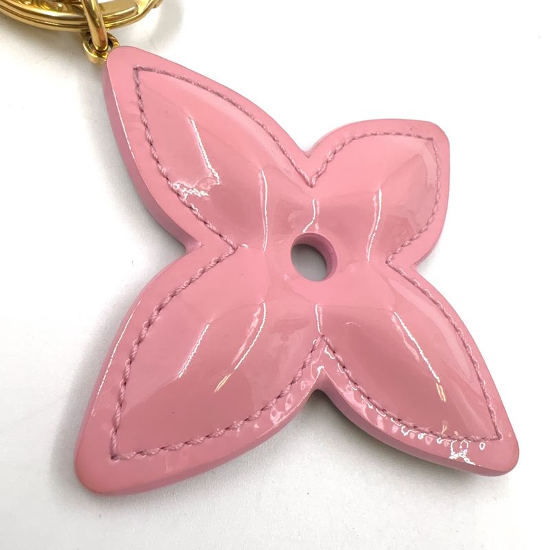 Louis Vuitton Key Holder LV Pop Flower Monogram Brown Light Pink Wallet Ac X Light
