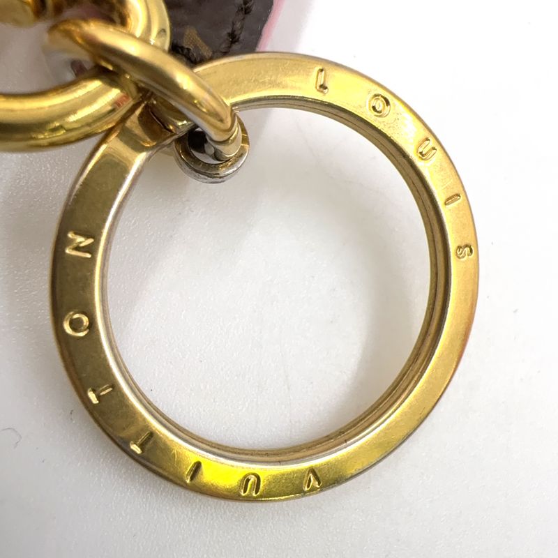 Louis Vuitton Key Holder LV Pop Flower Monogram Brown Light Pink Wallet Ac X Light