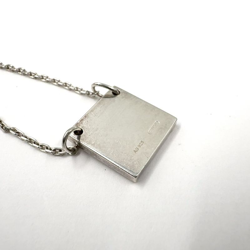 Gucci Logo Plate Silver Bracelet Bangle