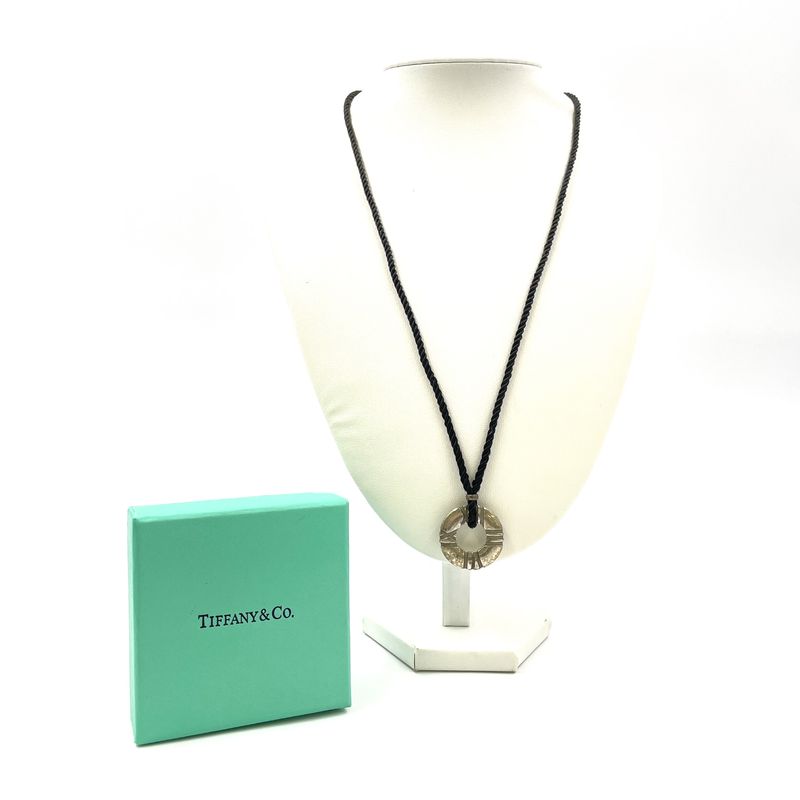 Tiffany & Co Atlas Adjustable Black Necklace