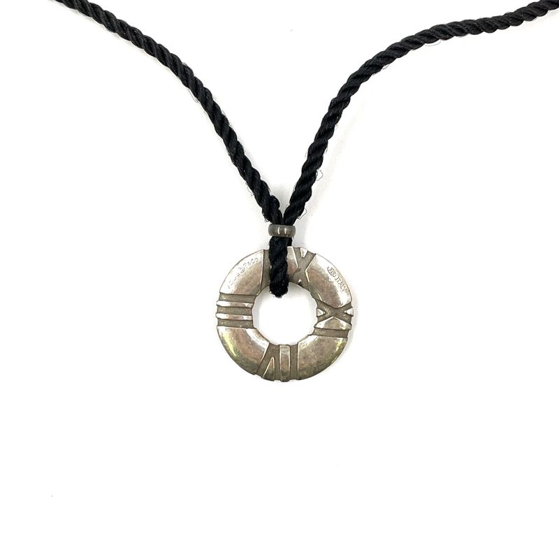 Tiffany & Co Atlas Adjustable Black Necklace