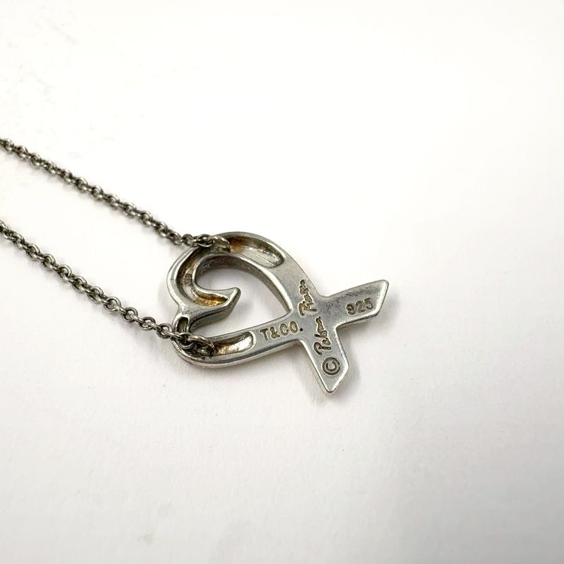 Tiffany & Co Loving Heart Paloma Picasso Silver Necklace