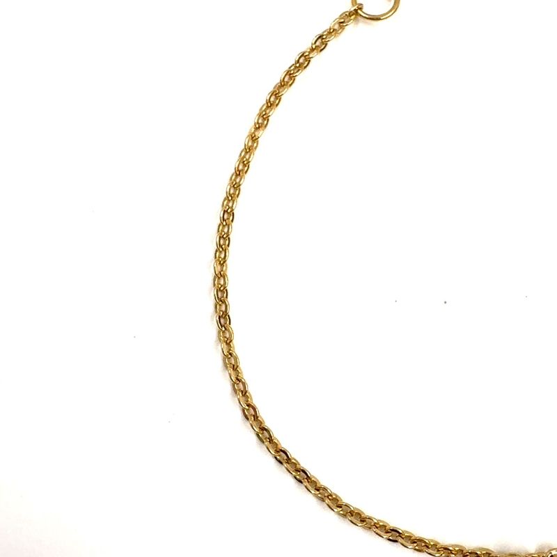 Dior Logo Gold Plated Bracelet Bangle