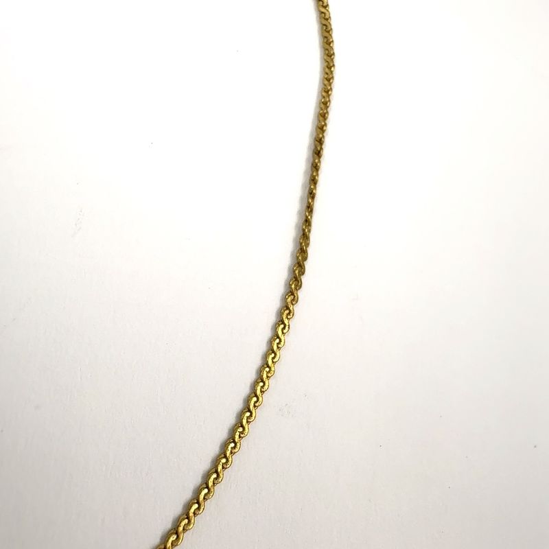 Dior CD Logo Gold Plated Necklace