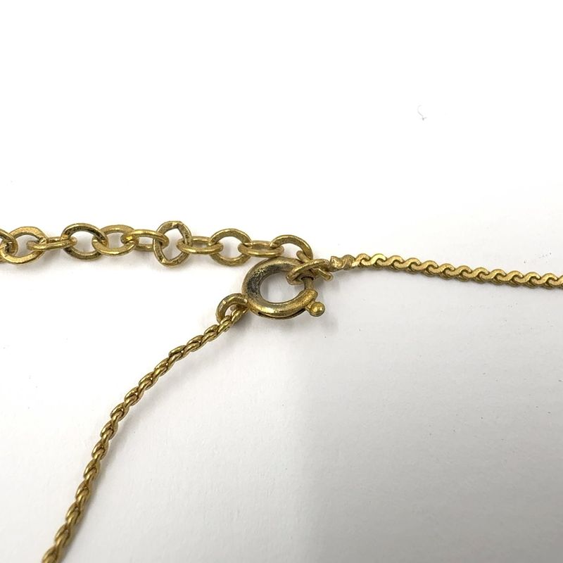 Dior CD Logo Gold Plated Necklace